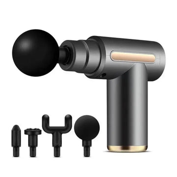 Deep Tissue Massage Gun | Rechargeable Muscle Massager with Multiple Attachments & Adjustable Speed